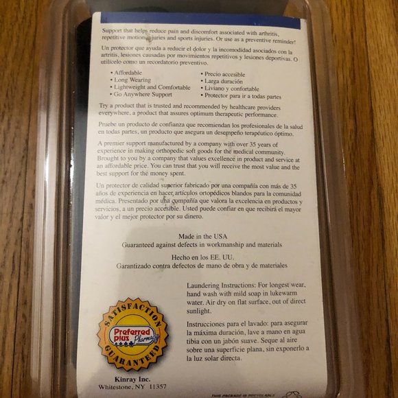 NIB Preferred Plus Pharmacy Black Neoprene Knee Sleeve Small - Picture 7 of 10